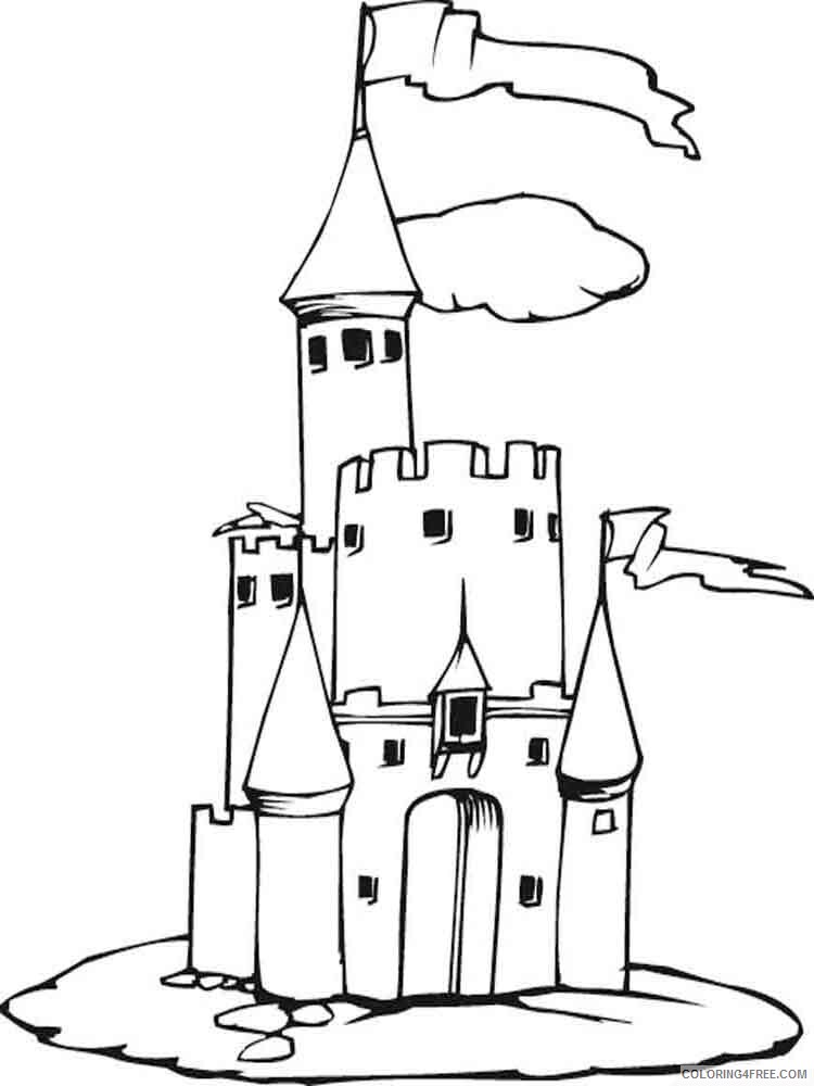 Castle Coloring Pages for boys castle 8 Printable 2020 0090 Coloring4free