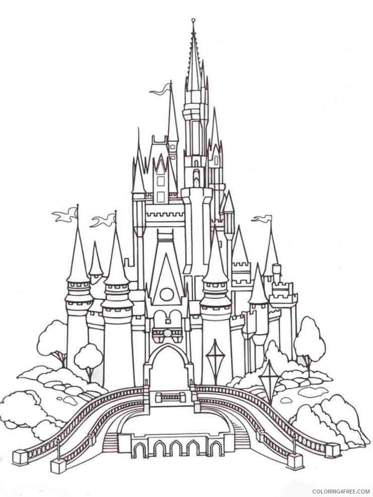 Castle Coloring Pages for boys castle 9 Printable 2020 0091 Coloring4free
