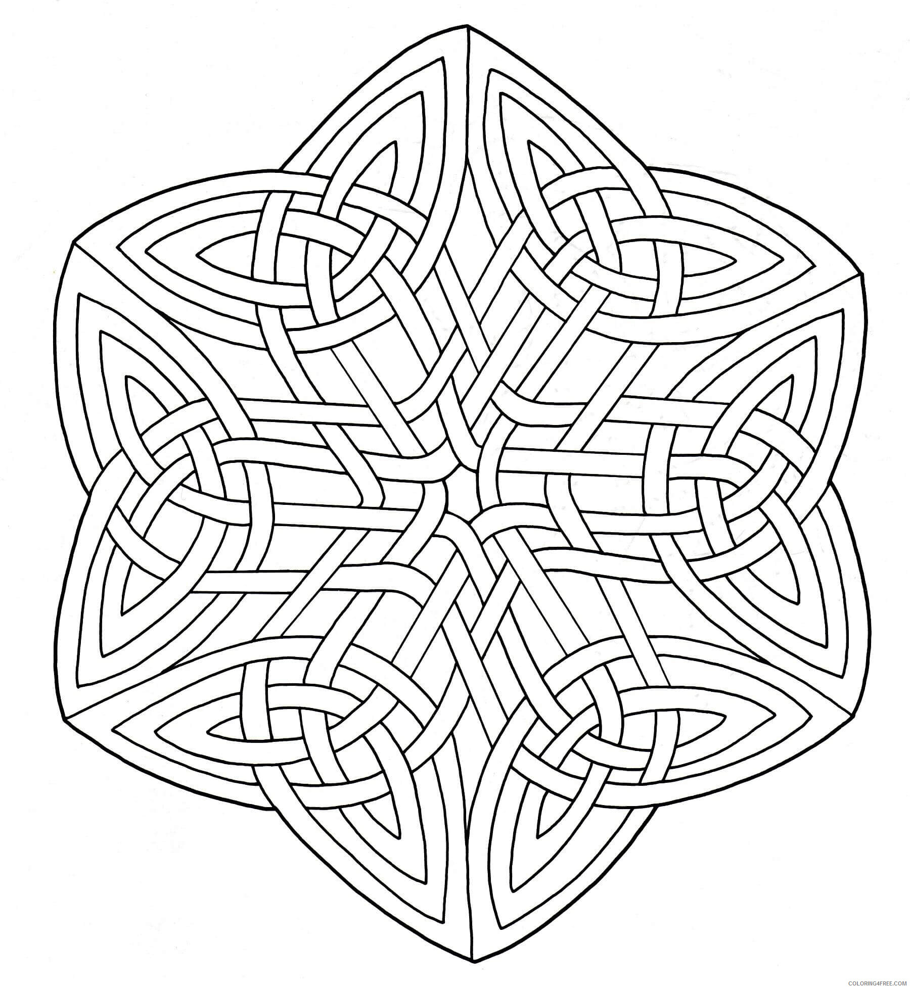 Celtic Coloring Pages Adult Celtic Art Printable 2020 155 Coloring4free