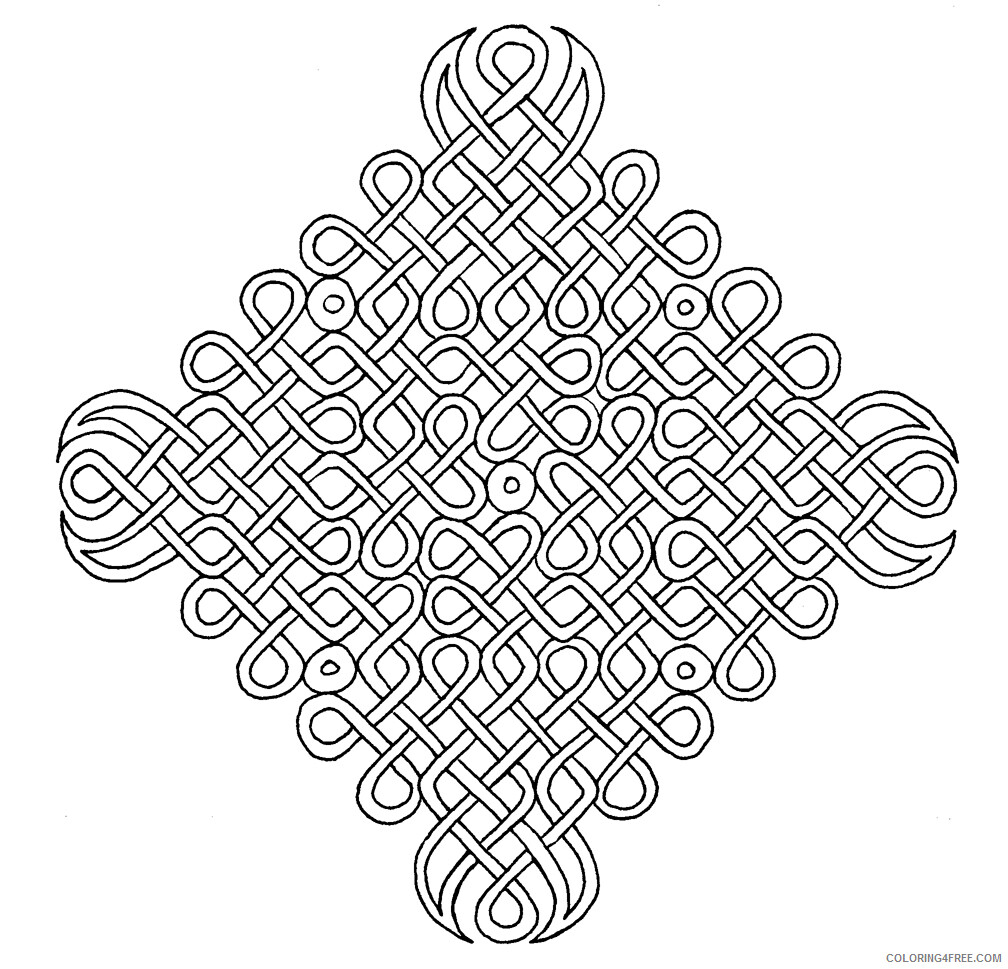 Celtic Coloring Pages Adult Printable Celtic Symbol Printable 2020 165 Coloring4free