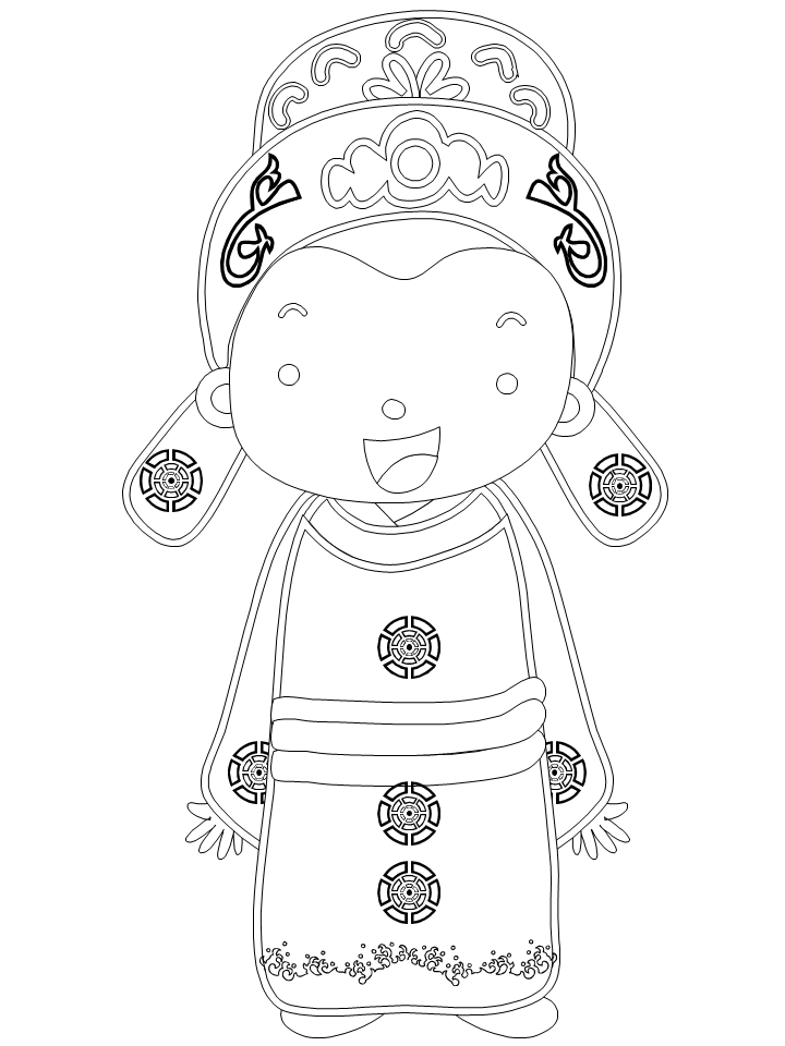China Coloring Pages Countries of the World Educational groom Print 2020 421 Coloring4free