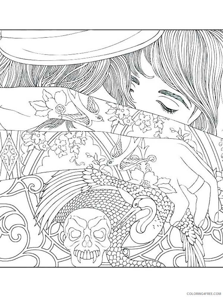 Complex Coloring Pages Adult complex for teens and adults 10 Printable 2020 207 Coloring4free