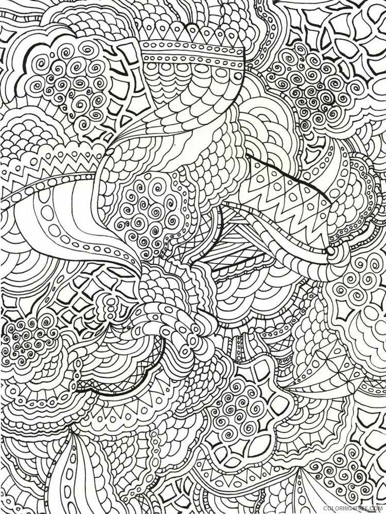 Complex Coloring Pages Adult complex for teens and adults 8 Printable 2020 219 Coloring4free