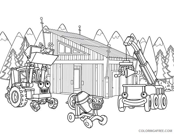 Construction Coloring Pages for boys Construction Equipment Printable 2020 0121 Coloring4free