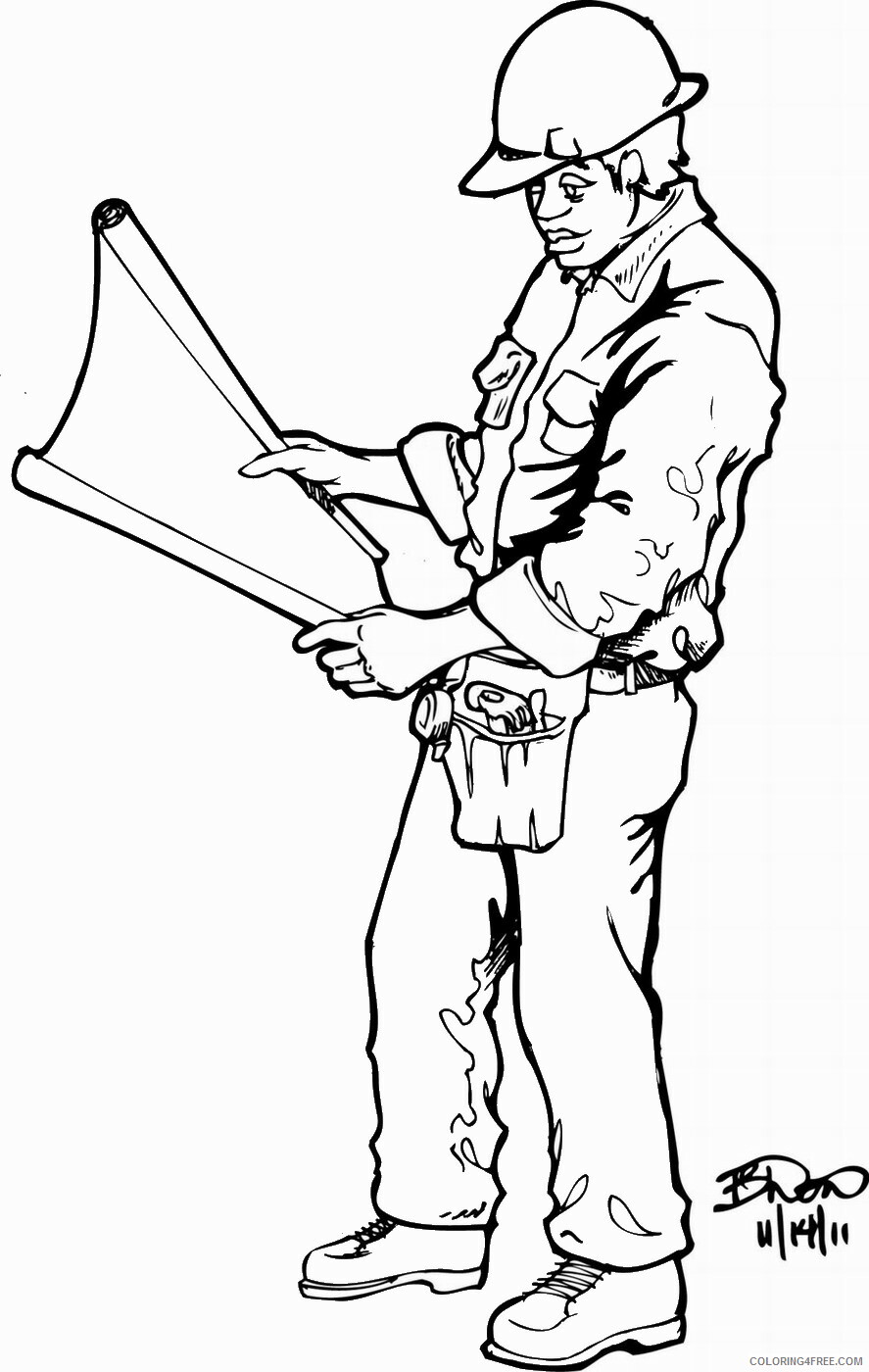 Construction Coloring Pages for boys Printable 2020 0120 Coloring4free