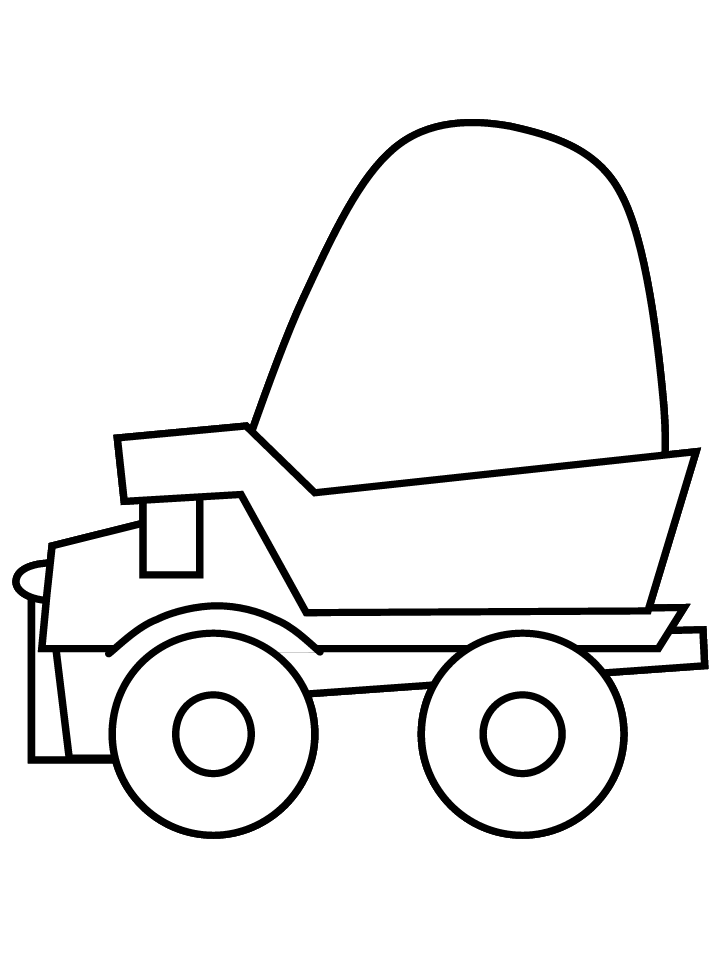 Construction Coloring Pages for boys dumptruck Printable 2020 0123 Coloring4free
