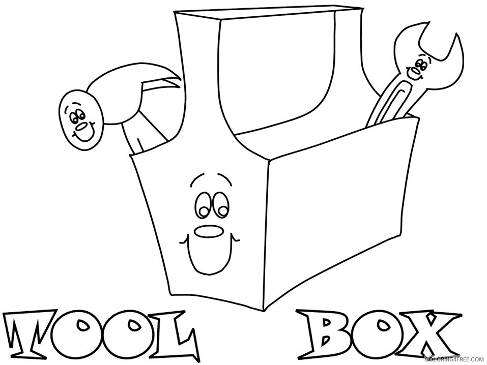 Construction Coloring Pages for boys toolbox Printable 2020 0136 Coloring4free