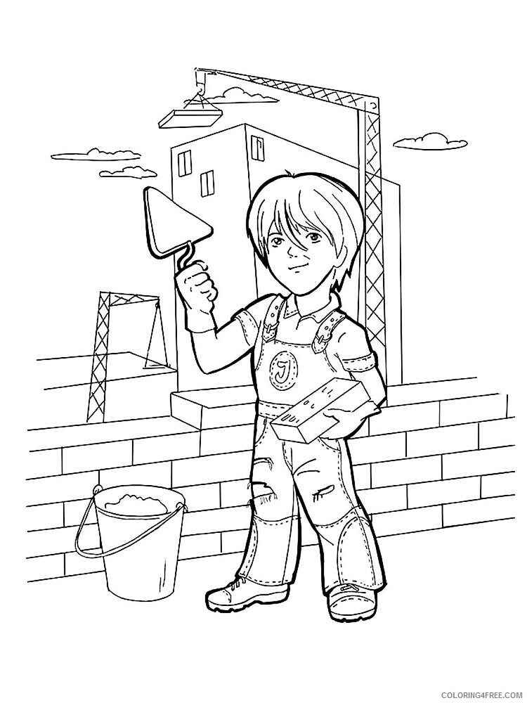Construction Site Coloring Pages for boys construction site 9 Printable 2020 0146 Coloring4free