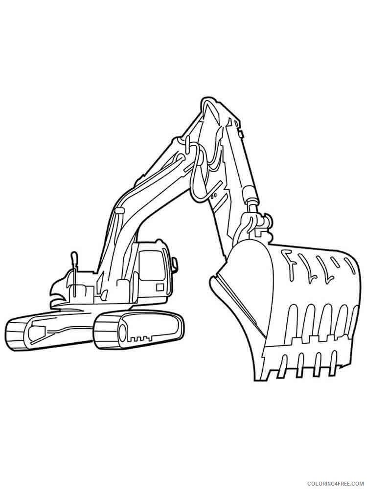 Construction Vehicles Coloring Pages for boys Printable 2020 0148 Coloring4free