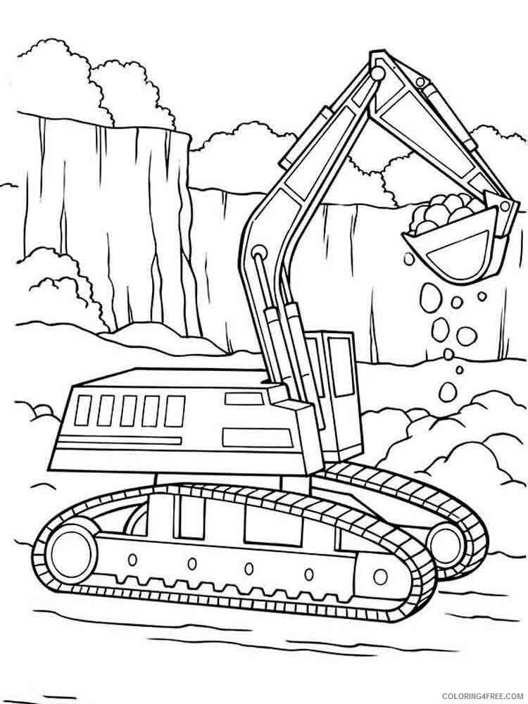 Construction Vehicles Coloring Pages for boys Printable 2020 0151 Coloring4free
