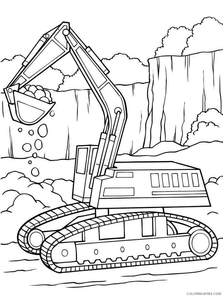 Construction Vehicles Coloring Pages for boys Printable 2020 0153 Coloring4free