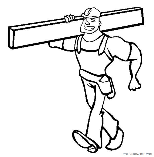 Construction Work Coloring Pages for boys Lift Up Iron Beams Printable 2020 0166 Coloring4free