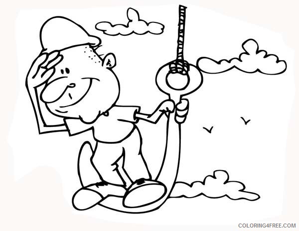 Construction Work Coloring Pages for boys Supervisor Printable 2020 0168 Coloring4free