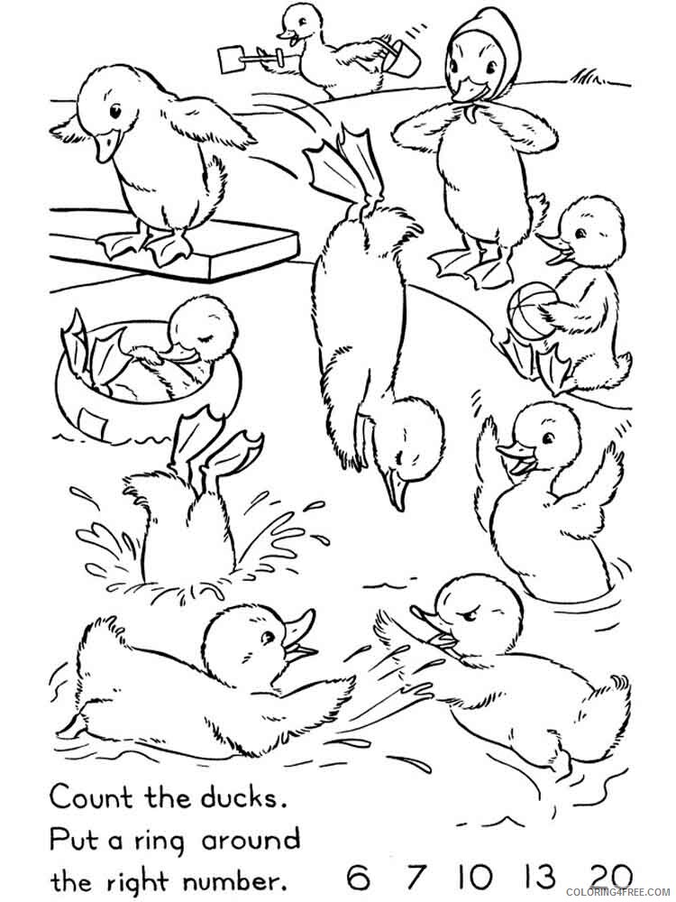 Counting Coloring Pages Educational educational counting 14 Printable 2020 1093 Coloring4free