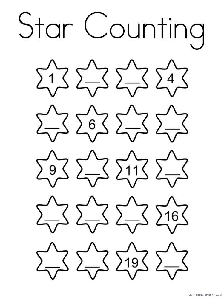 Counting Coloring Pages Educational educational counting 16 Printable 2020 1095 Coloring4free