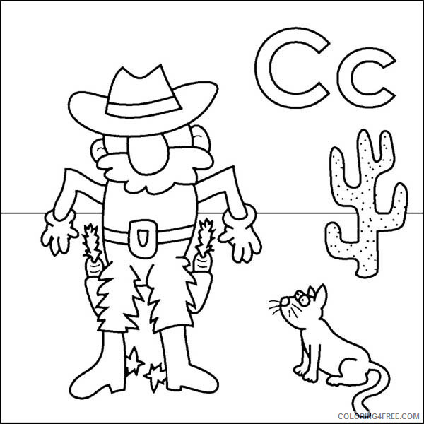 Cowboy Coloring Pages for boys Printable Cowboy Sheets for Kids Printable 2020 0233 Coloring4free