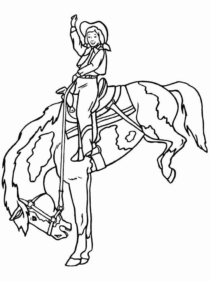 Cowboy Coloring Pages for boys cowboy EyoDH Printable 2020 0194 Coloring4free