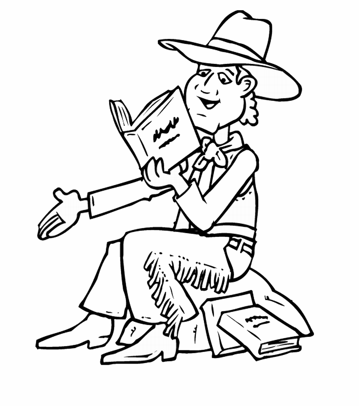 Cowboy Coloring Pages for boys cowboy_15 Printable 2020 0188 Coloring4free