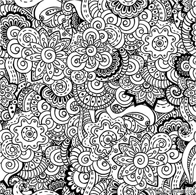 Detailed Coloring Pages Adult Detailed Doodle for Adults Printable 2020 279 Coloring4free