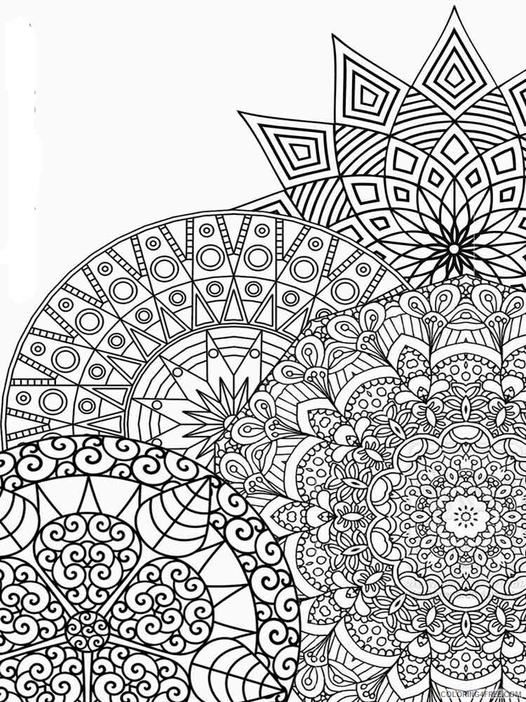 Detailed Coloring Pages Adult adult detailed 19 Printable 2020 268 Coloring4free