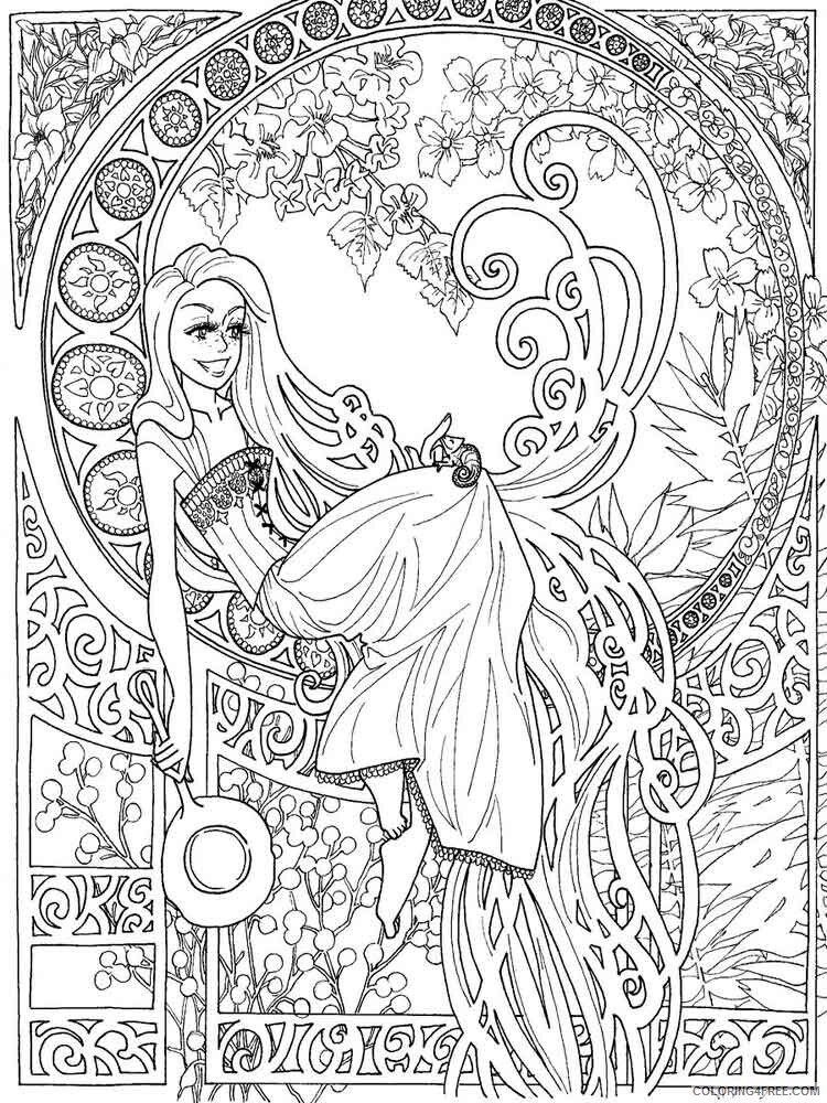 Detailed Coloring Pages Adult adult detailed 5 Printable 2020 272 Coloring4free