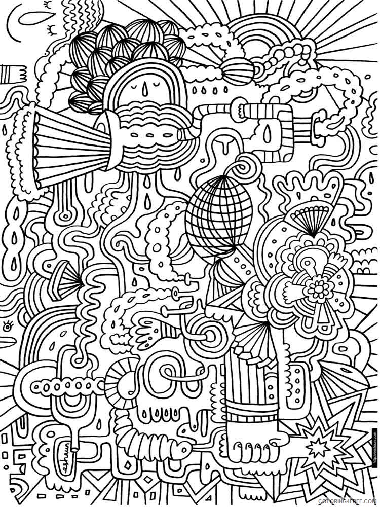 Difficult Coloring Pages Adult difficult for adults 15 Printable 2020 307 Coloring4free