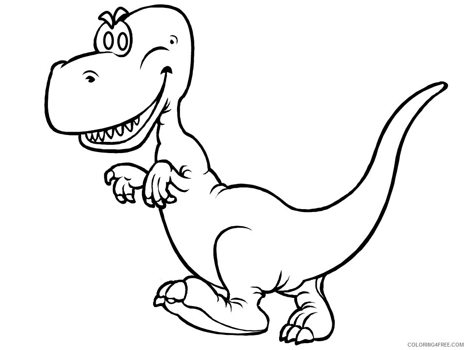Dinosaurs Coloring Pages for boys 6 Printable 2020 0240 Coloring4free