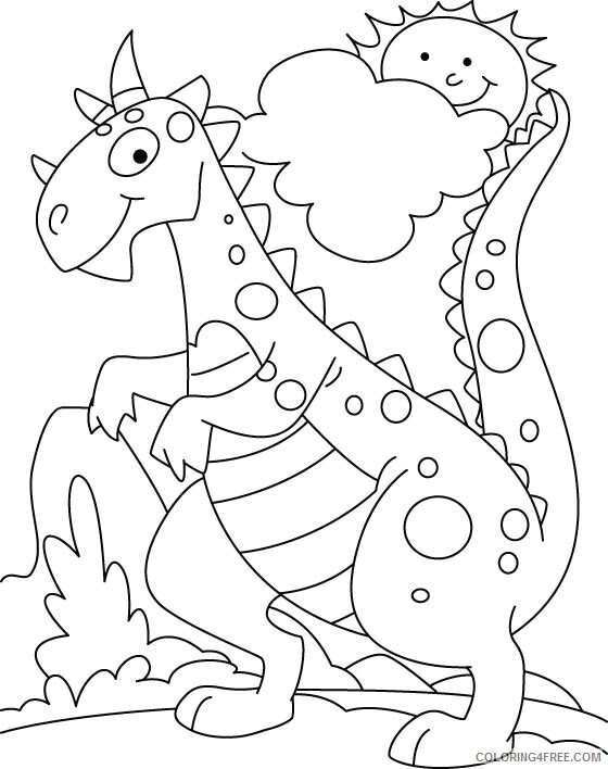 Dinosaurs Coloring Pages for boys Cute Dinosaur Printable 2020 0256 Coloring4free
