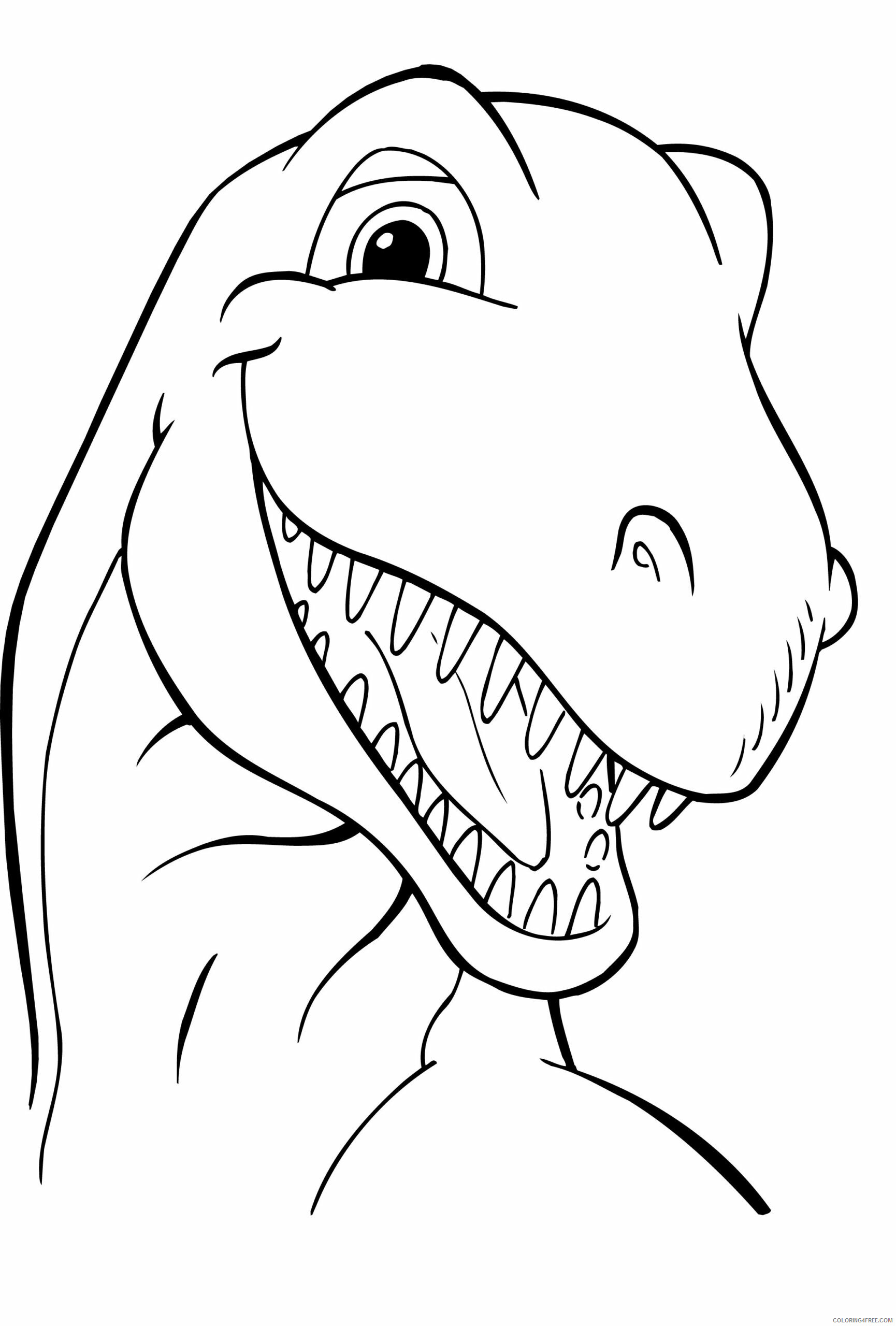 Dinosaurs Coloring Pages for boys Dinosaur Free Printable 2020 0268 Coloring4free