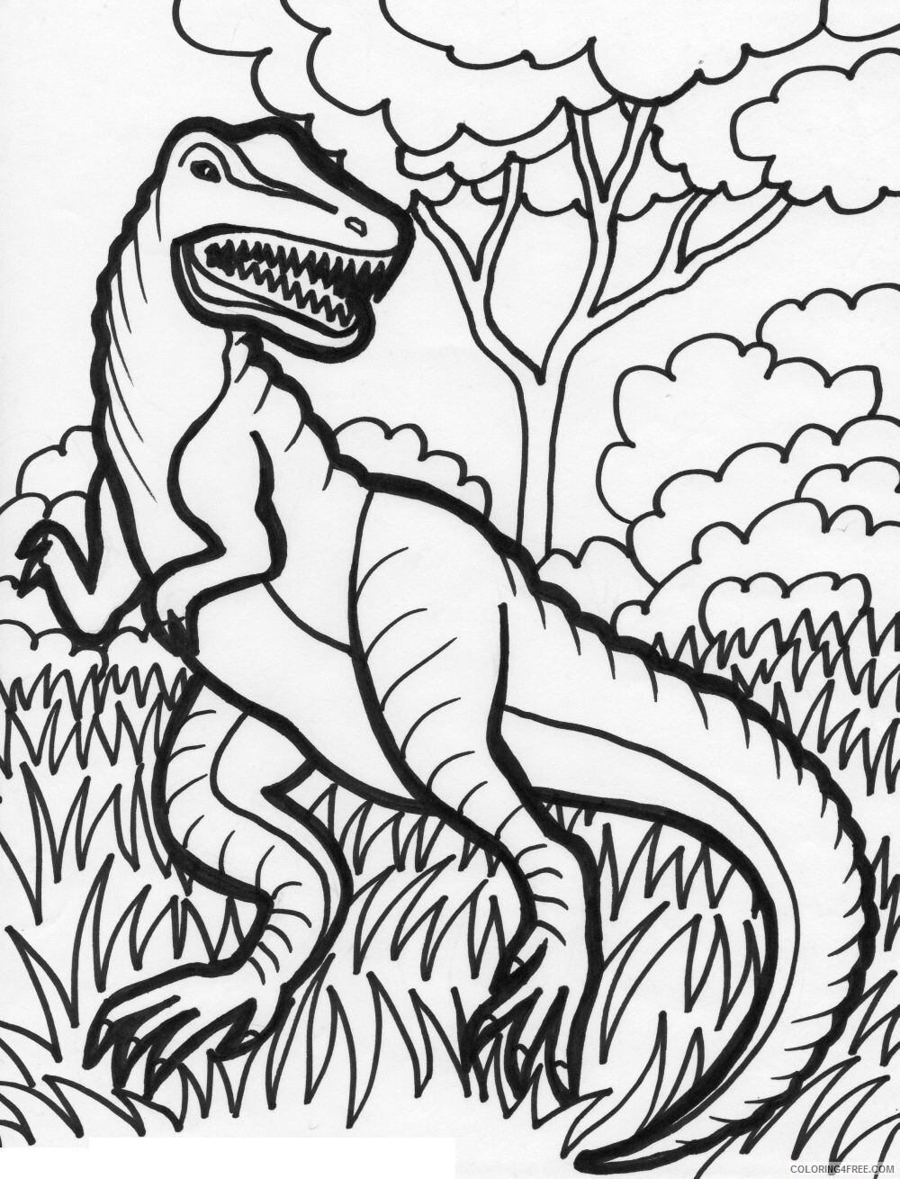 Dinosaurs Coloring Pages for boys Dinosaurs Printable 2020 0284 Coloring4free