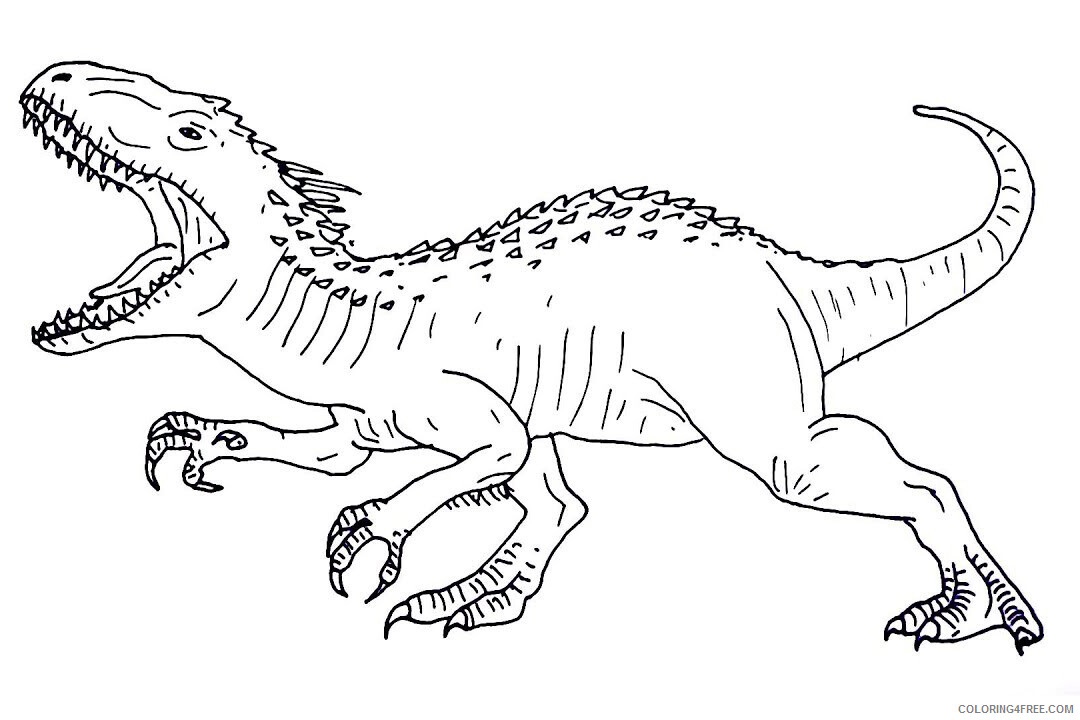 Dinosaurs Coloring Pages for boys Jurassic World Dinosaur Printable 2020 0312 Coloring4free