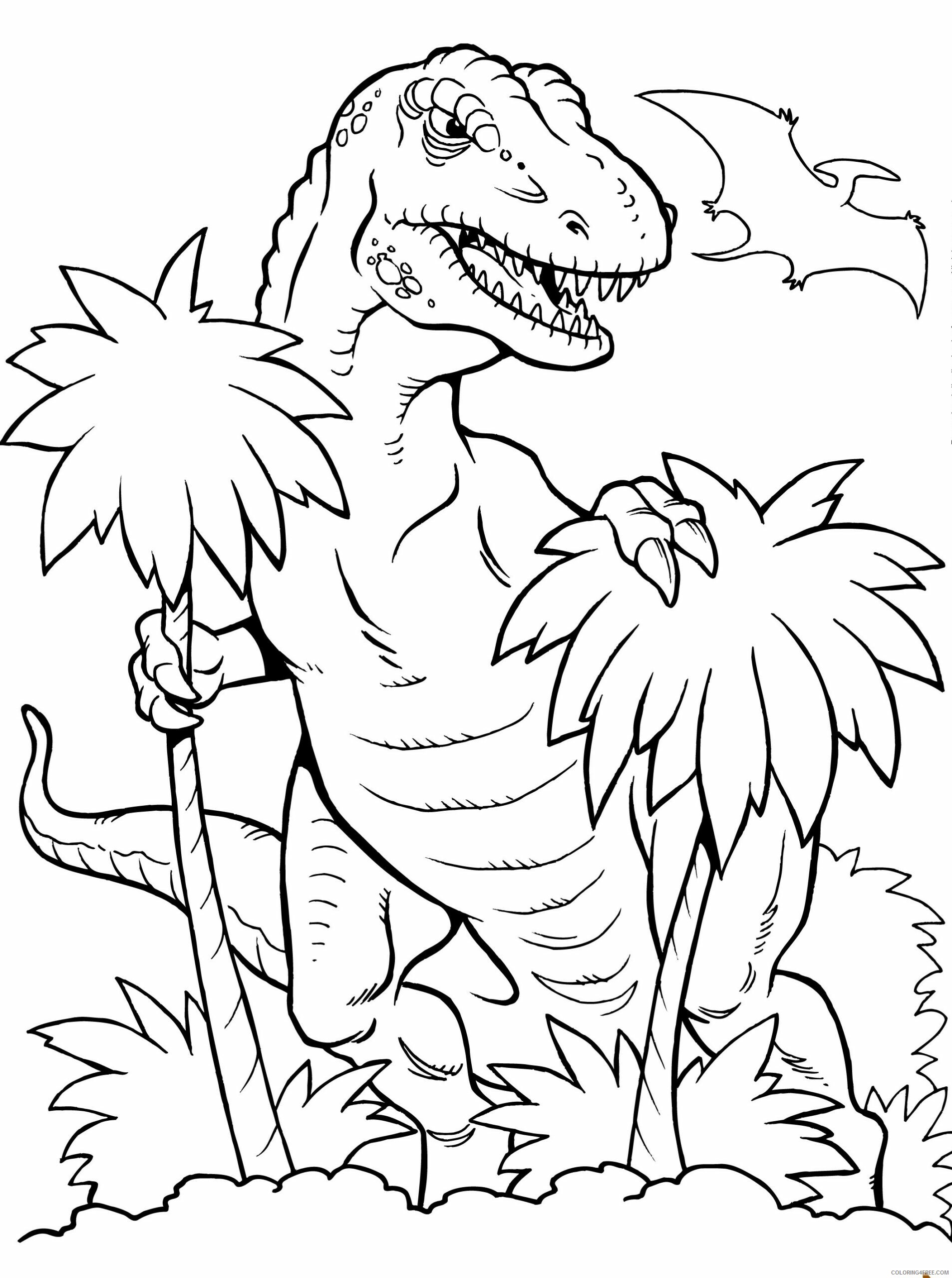 Dinosaurs Coloring Pages for boys T Rex Dinosaurs Printable 2020 0252 Coloring4free