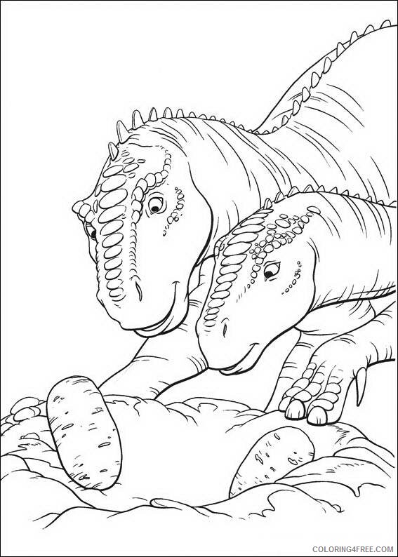 Dinosaurs Coloring Pages for boys dinosaur egg 2 Printable 2020 0276 Coloring4free