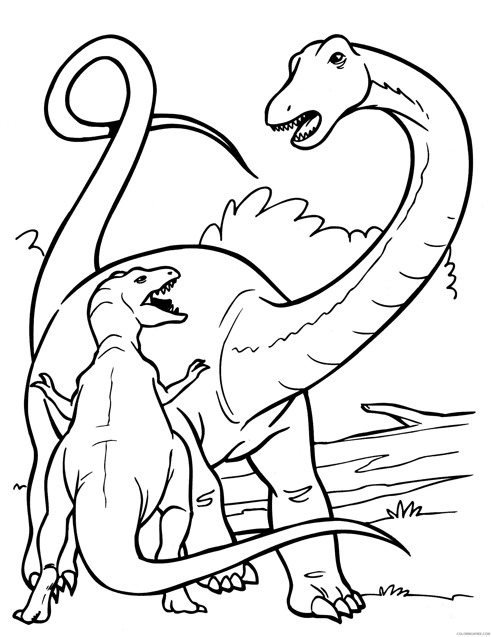 Dinosaurs Coloring Pages for boys of Dinosaur Printable 2020 0248 Coloring4free