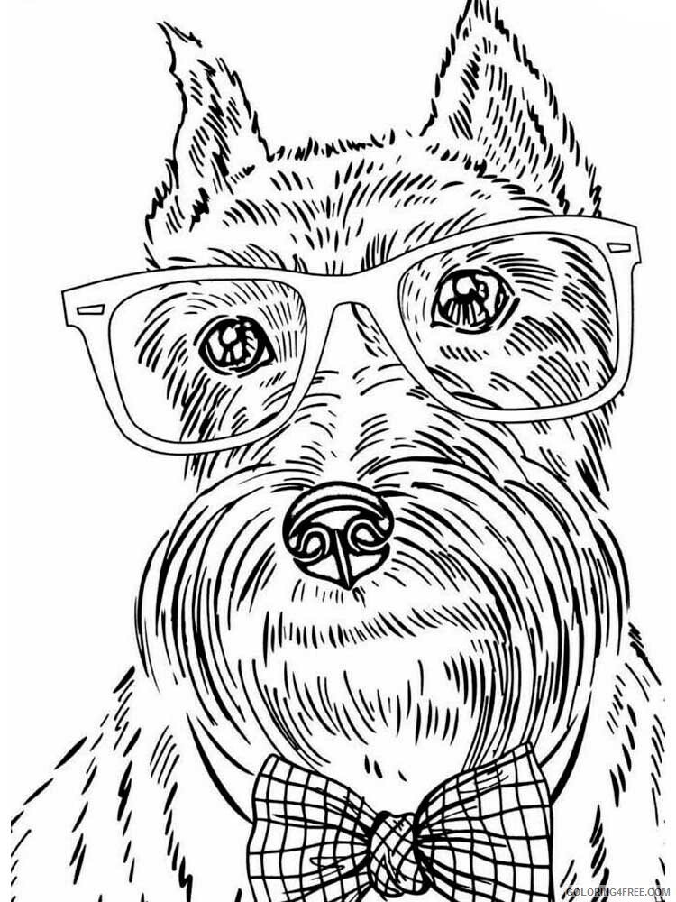 Dog for Adults Coloring Pages dog for adults 20 Printable 2020 578 Coloring4free