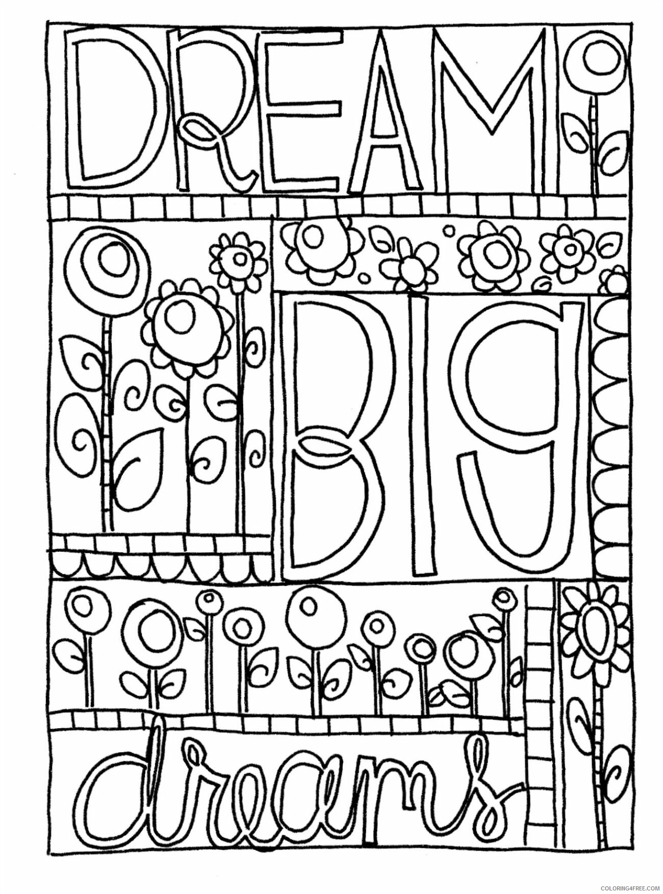 Doodle Coloring Pages Adult Free Doodle Printable 2020 355 Coloring4free