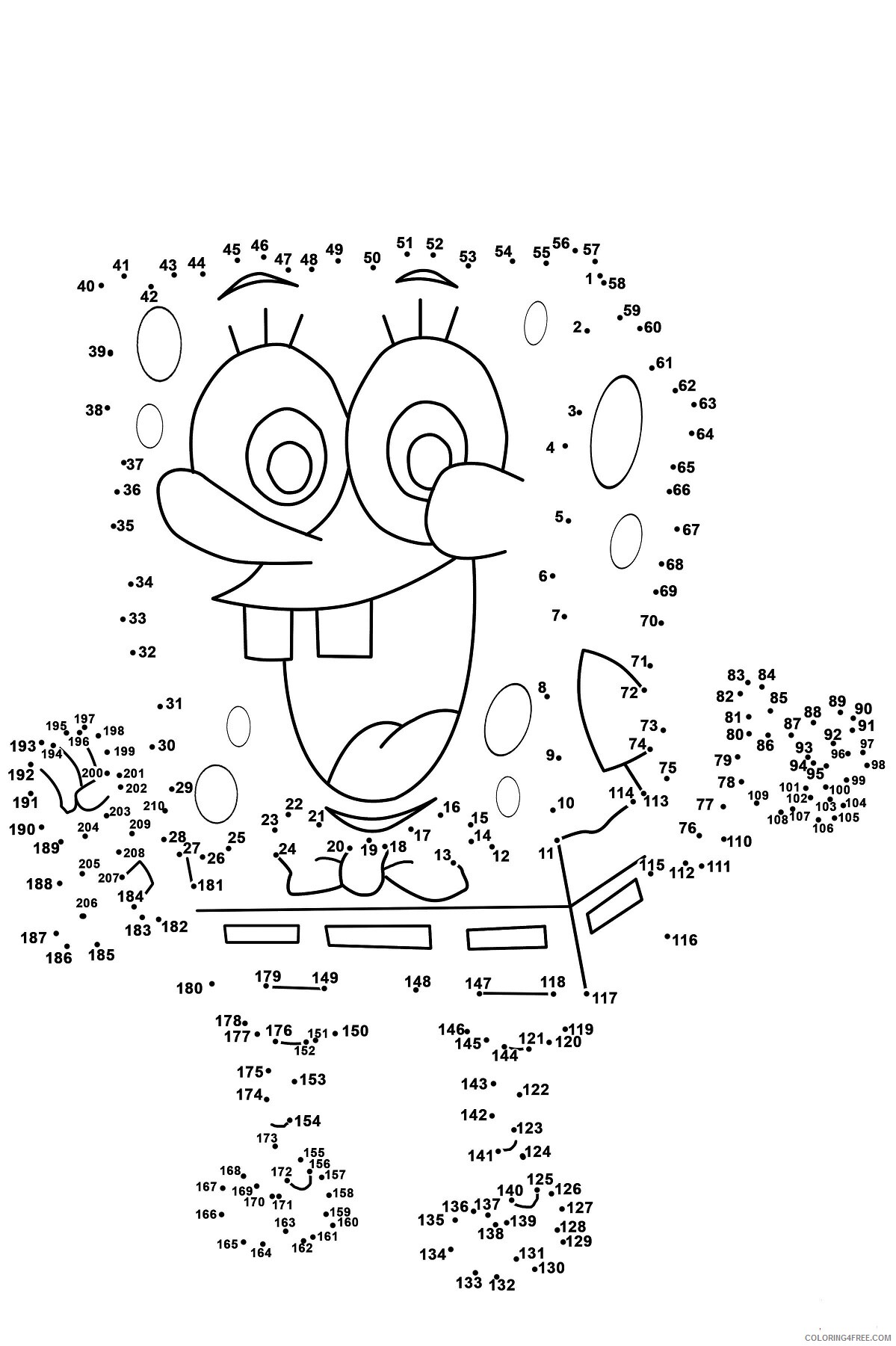 Dot To Dot Coloring Pages Educational Hard Printable 2020 1396 