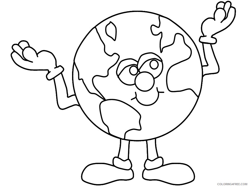 Earth Coloring Pages Educational earth15 Printable 2020 1440 Coloring4free