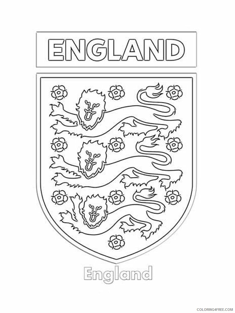 England Coloring Pages Countries of the World Educational Printable 2020 437 Coloring4free