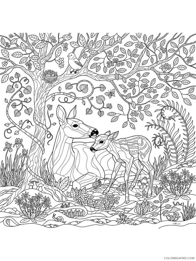 Fall for Adults Coloring Pages fall for adults 4 Printable 2020 609 Coloring4free