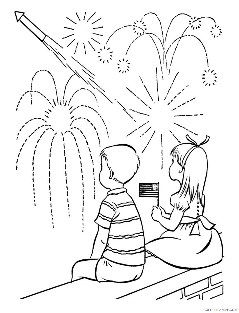 Fireworks Coloring Pages for boys Free Fireworks Printable 2020 0351 Coloring4free