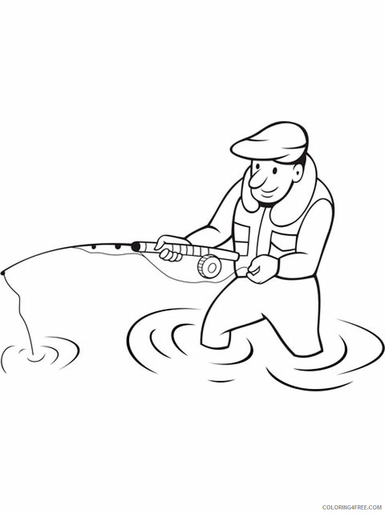 Fishing Coloring Pages for boys Fishing 7 Printable 2020 0362 Coloring4free