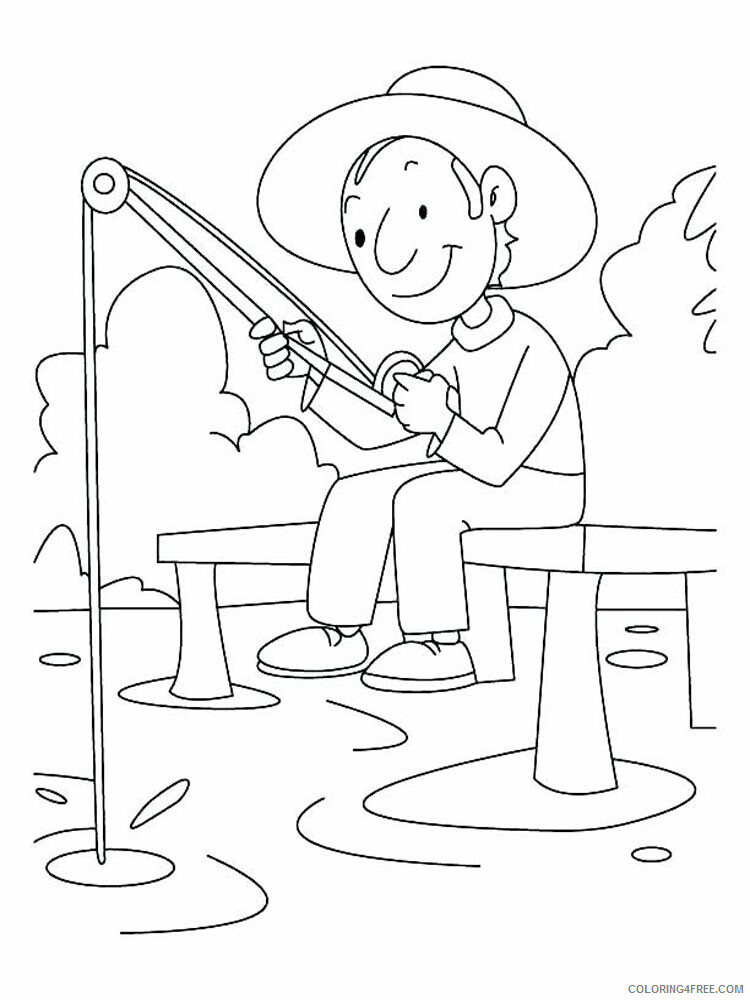 Fishing Coloring Pages for boys Fishing 8 Printable 2020 0363 Coloring4free