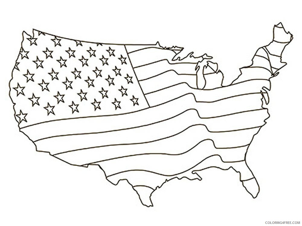 Flags of Countries Coloring Pages Educational 19 Printable 2020 1492 Coloring4free