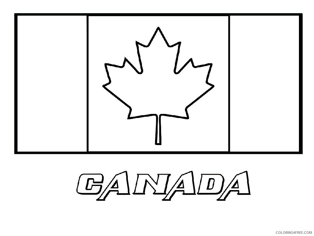 Flags of Countries Coloring Pages Educational 4 Printable 2020 1501 Coloring4free