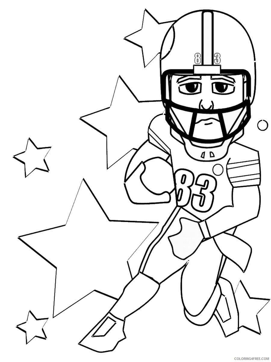 Football Coloring Pages for boys football 2 Printable 2020 0393 Coloring4free