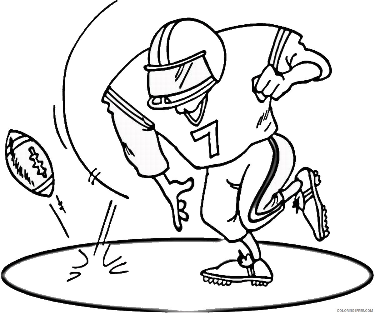 Football Coloring Pages for boys football picture Printable 2020 0395 Coloring4free