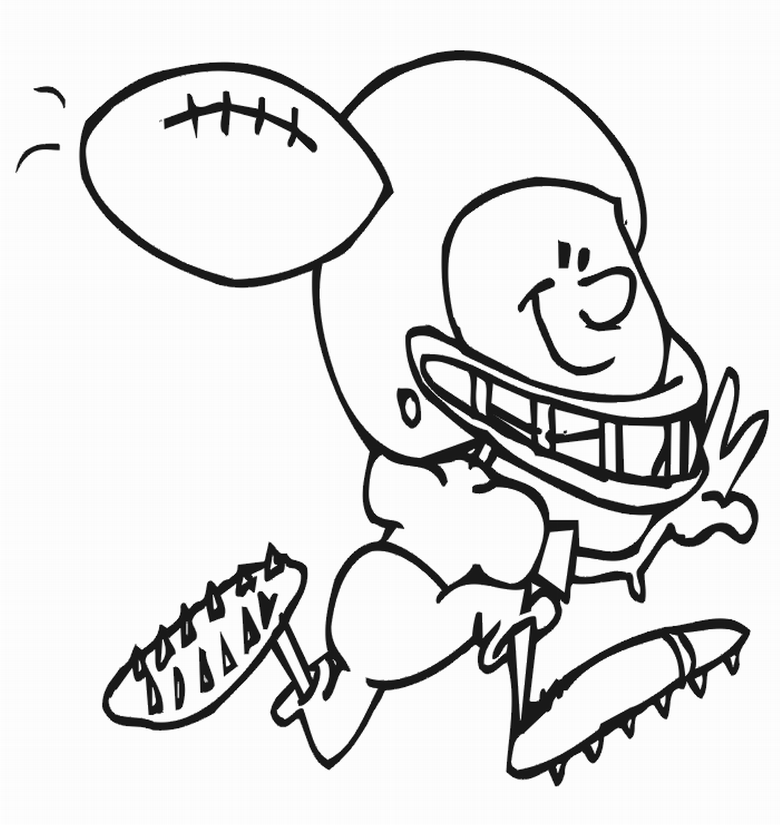 Football Coloring Pages for boys free football sheets Printable 2020 0400 Coloring4free
