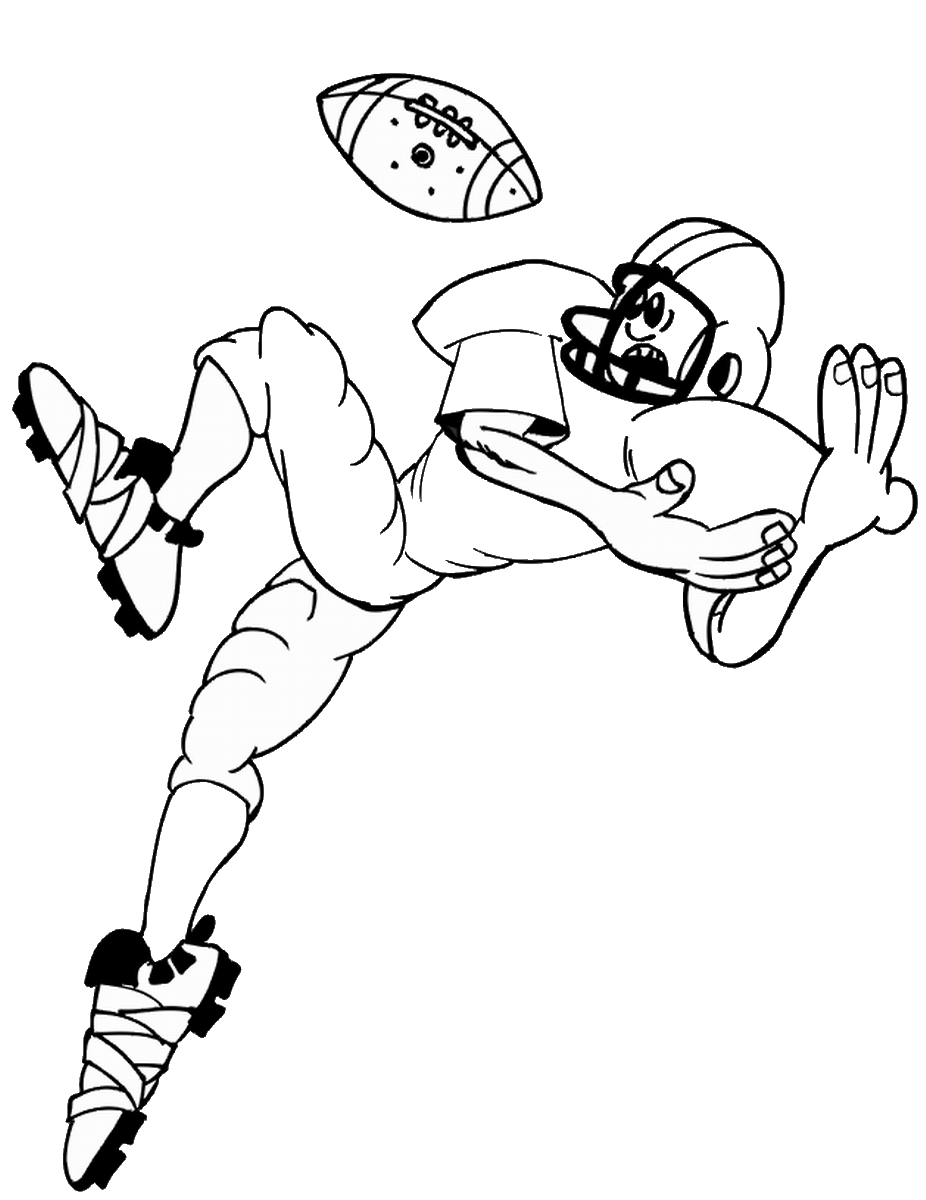 Football Coloring Pages for boys printable football Printable 2020 0405 Coloring4free