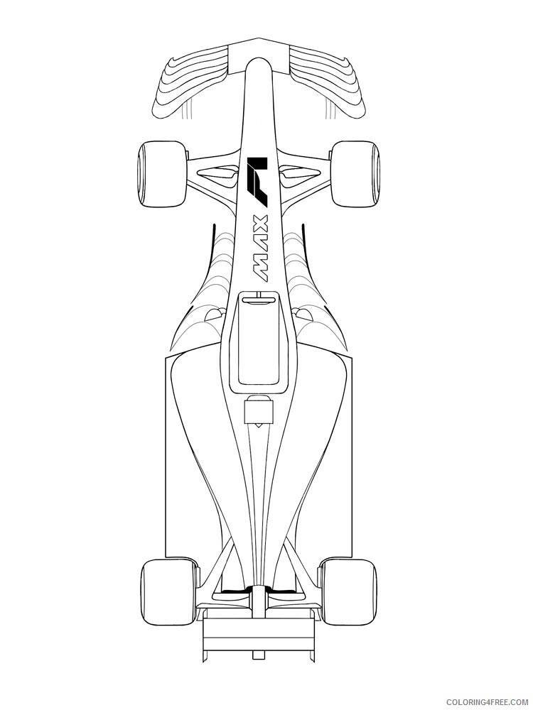 Formula Coloring Pages for boys formula 12 Printable 2020 0429 Coloring4free